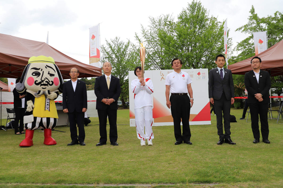 伊佐市で東京2020オリンピック聖火リレーが実施されました（4/28）